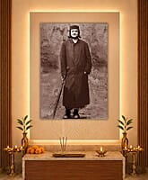 [PP] Swami Vivekananda - Kashmir (1897) - cropped from a group photo