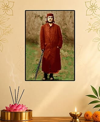 [WL] Swami Vivekananda - Kashmir (1897) - cropped from a group photo