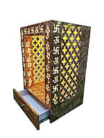 3D Corian Shiv Parivar Mandir With WPC Pillar 3D Corian Shiv Parivar Mandir With WPC Pillar