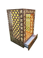 3D Corian Shiv Parivar Mandir With WPC Pillar 3D Corian Shiv Parivar Mandir With WPC Pillar