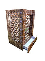 3D Corian Shiv Parivar Mandir With WPC Pillar 3D Corian Shiv Parivar Mandir With WPC Pillar