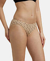 Jockey Medium Coverage Super Combed Cotton Elastane Stretch Bikini With Concealed Waistband and StayFresh Treatment SW 01