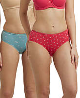 Jockey High Coverage Super Combed Cotton Elastane Stretch Hipster With Concealed Waistband and StayFresh Treatment SW 02