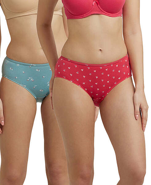 Jockey High Coverage Super Combed Cotton Elastane Stretch Hipster With Concealed Waistband and StayFresh Treatment SW 02