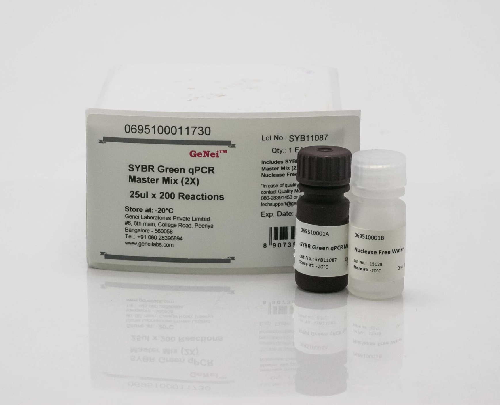 SYBR Green qPCR Master Mix, 200 x 25 μL rxns/ 500 x 10μL rxns GENEI