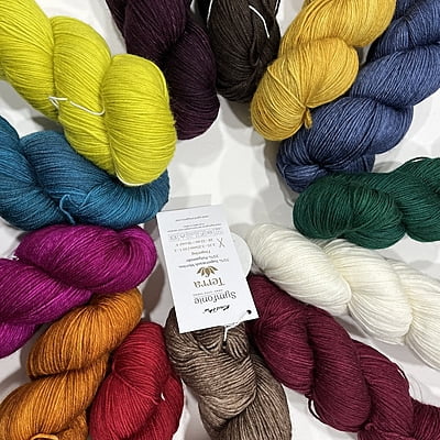 Symfonie hand dyed yarn - Terra