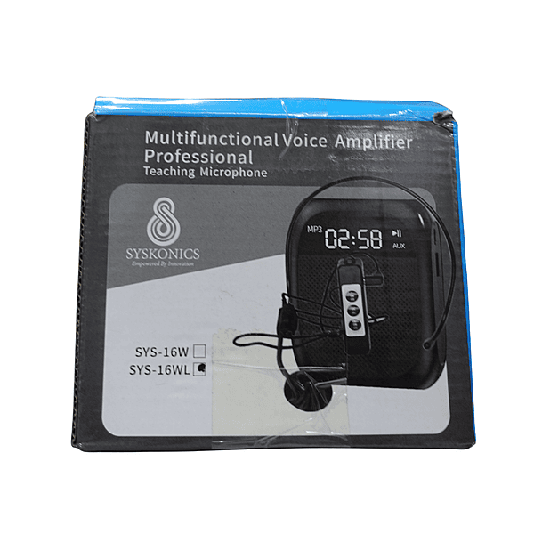 Syskonics Multifunctional Voice Amplifier – Portable Speaker | Clear Sound | Classroom & Outdoor Use