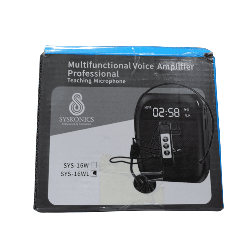 Syskonics Multifunctional Voice Amplifier – Portable Speaker | Clear Sound | Classroom & Outdoor Use