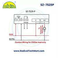 SZ-7529 Series | Freezer Temperature Controller with 20A Relay & OFF Cycle Defrost