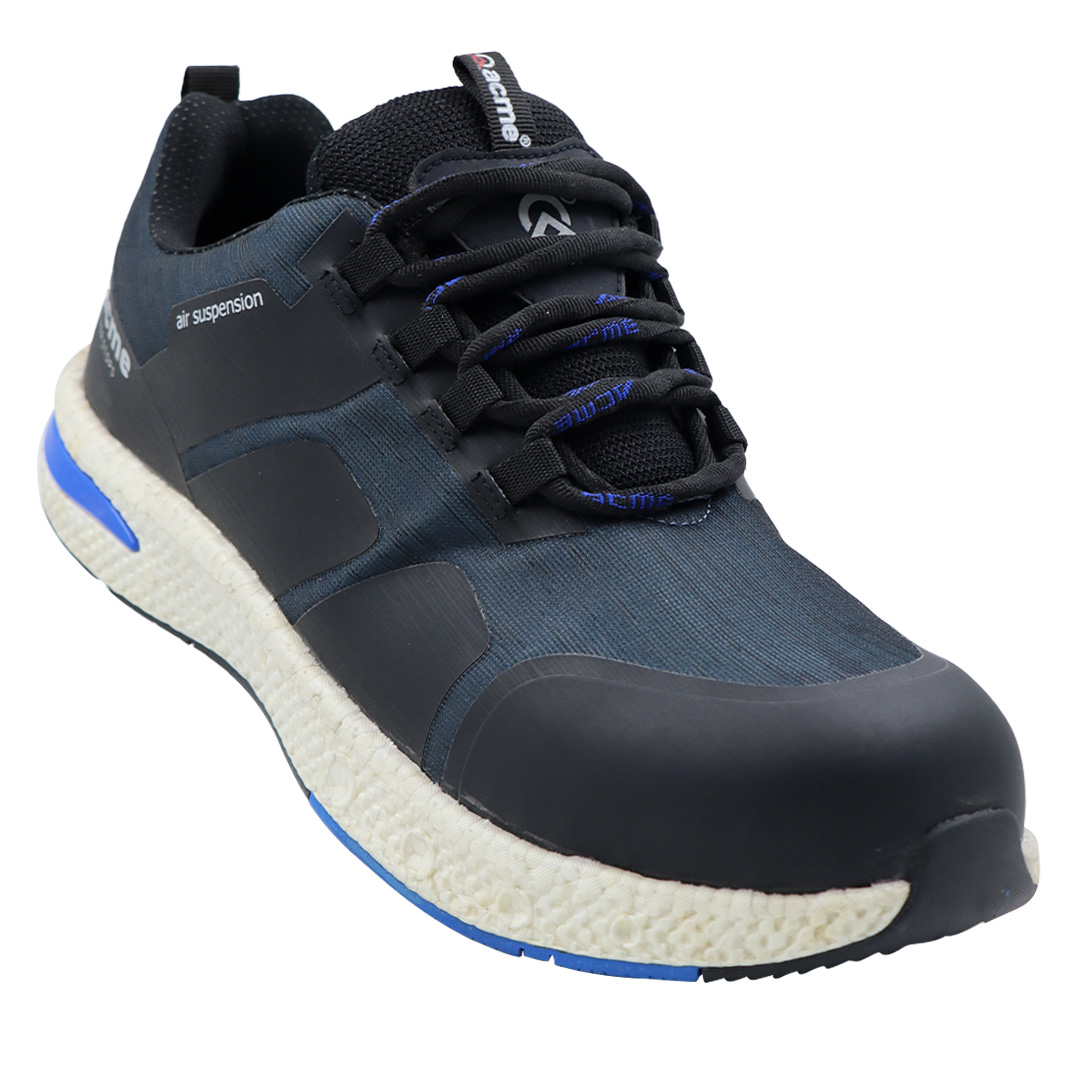 ACME SPURT | Composite toe | Nubuck Finish Microfiber | Double Density | E-TPU Rubber Sole | Low Ankle | Safety Shoe