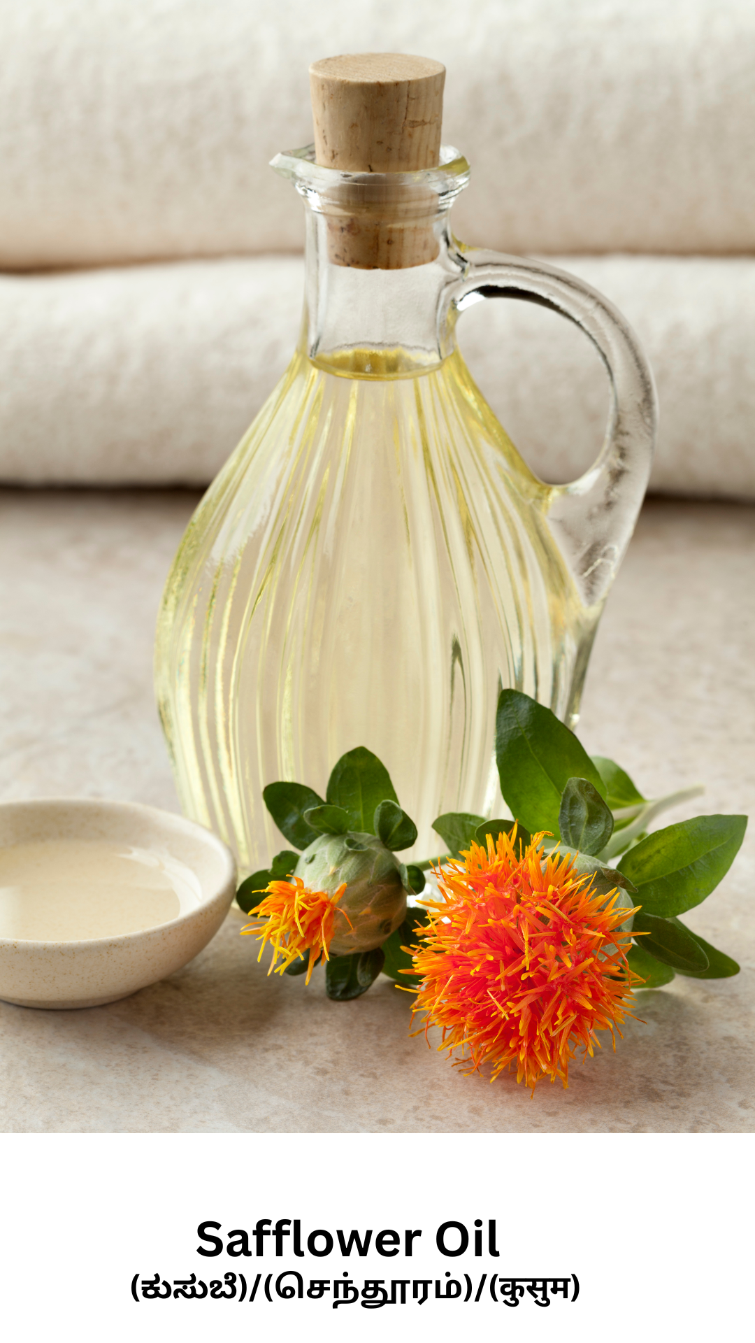 Safflower Oil (bullock Driven/ wood pressed)