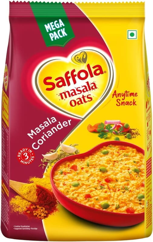 Saffola Masala Oats Masala & Coriander Masala 500 g