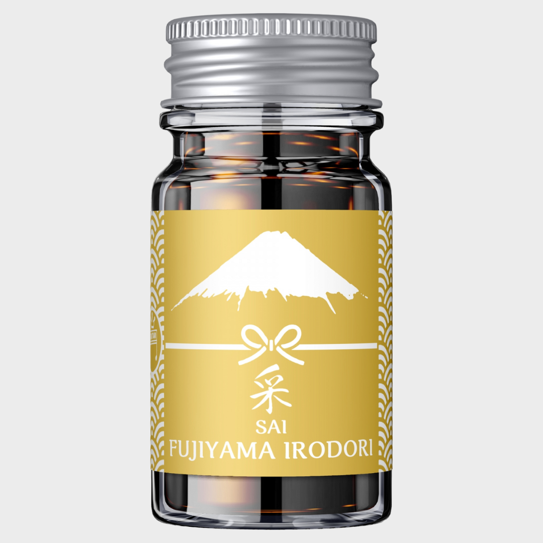Teranishi Chemical | Ink | 12ml | Guitar | Fujiyama Irodori | For Fountain Pen | Sai Yellow