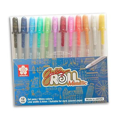 SAKURA GELLYROLL METALLIC GEL INK ROLLERBALL PEN SAKURA GELLYROLL METALLIC GEL INK ROLLERBALL PEN