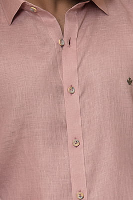 Salmon Plain Printed Shirt Salmon Plain Printed Shirt