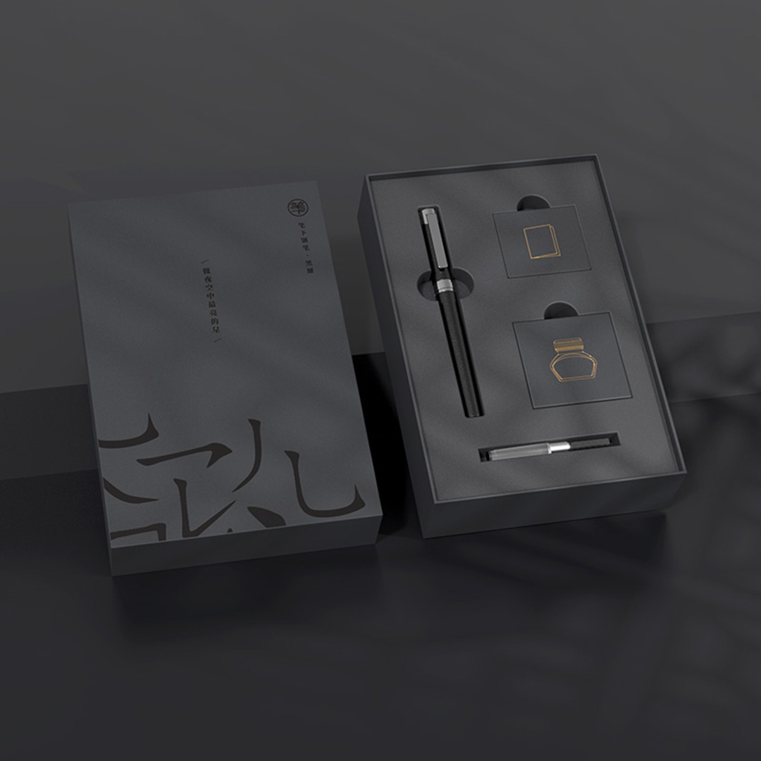 Samsara Black Gold Fountain Pen Standard Edition (with Wheel) Free Lettering