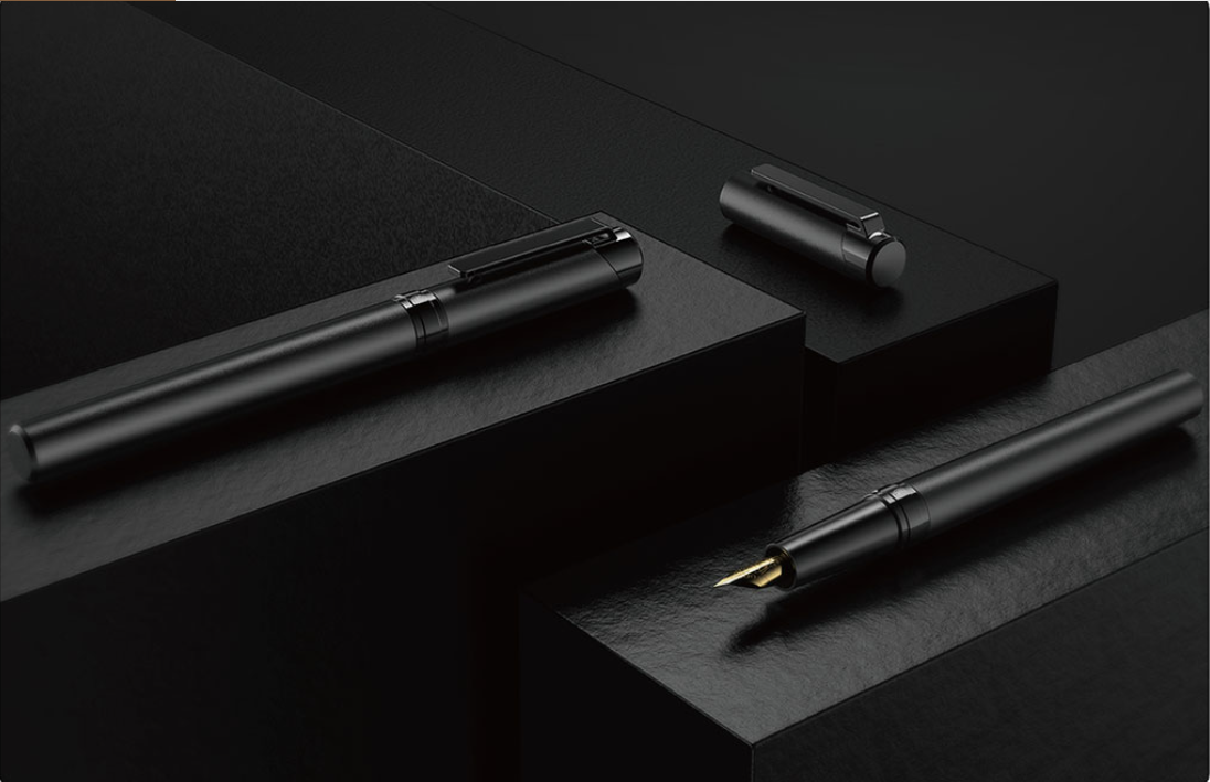 Samsara Black Gold Fountain Pen Standard Edition (with Wheel) Free Lettering