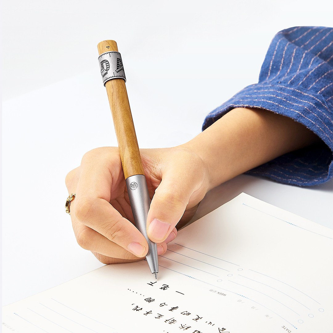 Samsara Series Olive Wood Roller Signature Pen