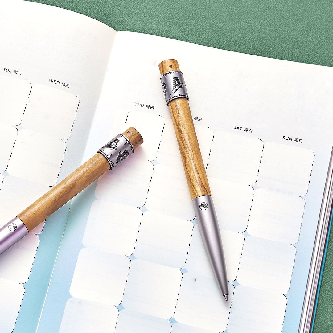Samsara Series Olive Wood Roller Signature Pen
