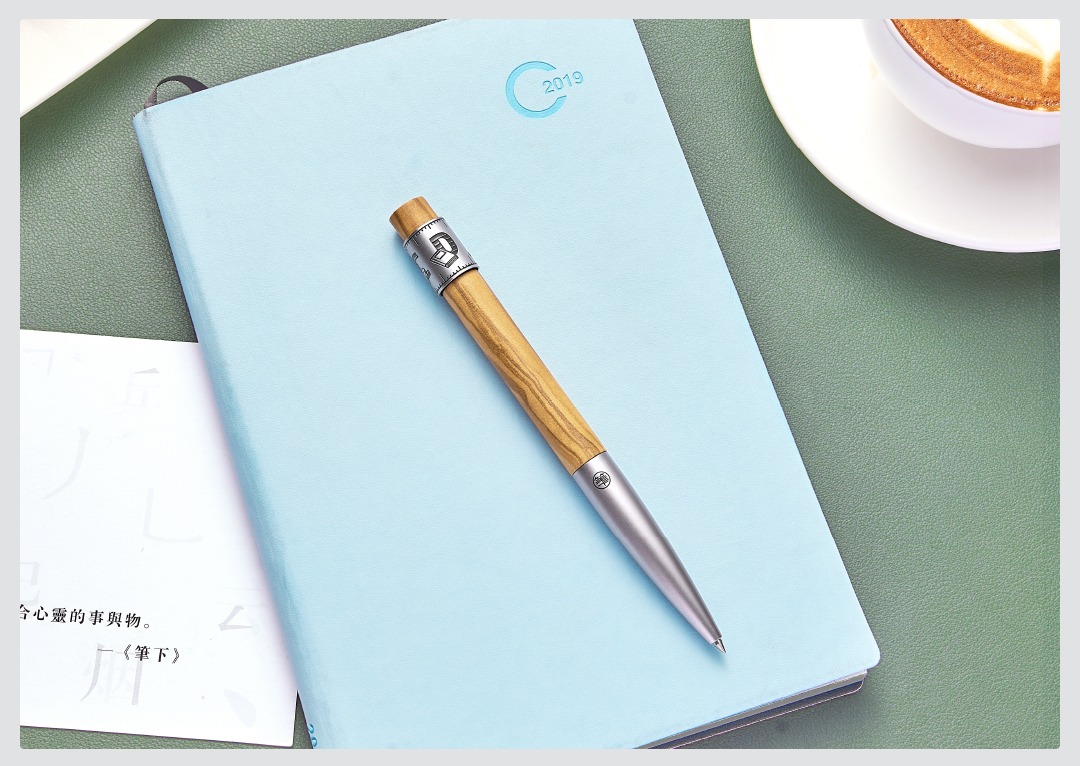 Samsara Series Olive Wood Roller Signature Pen