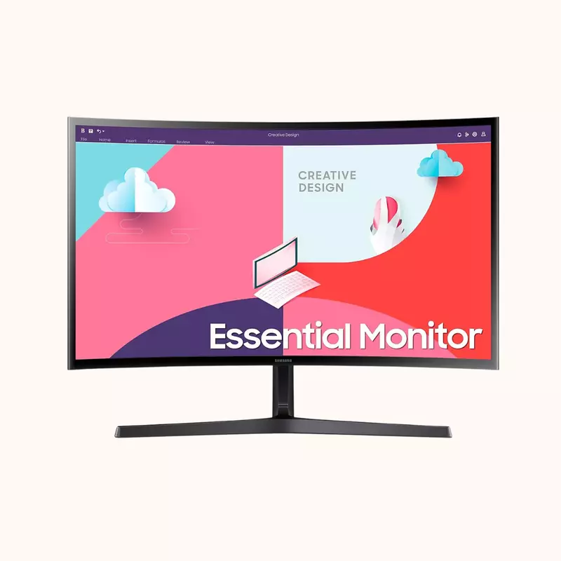 Samsung 24-Inch Fhd, 75 Hz, 1800R Monitor (LS24C334)
