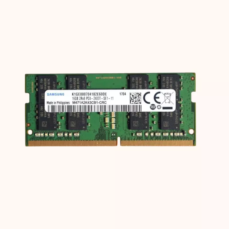 Samsung DDR4-19200, 2400MHz, SODIMM 16GB RAM (M471A2K43CB1)