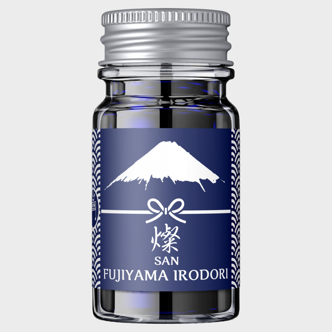 Teranishi Chemical | Ink | 12ml | Guitar | Fujiyama Irodori | For Fountain Pen | San Blue