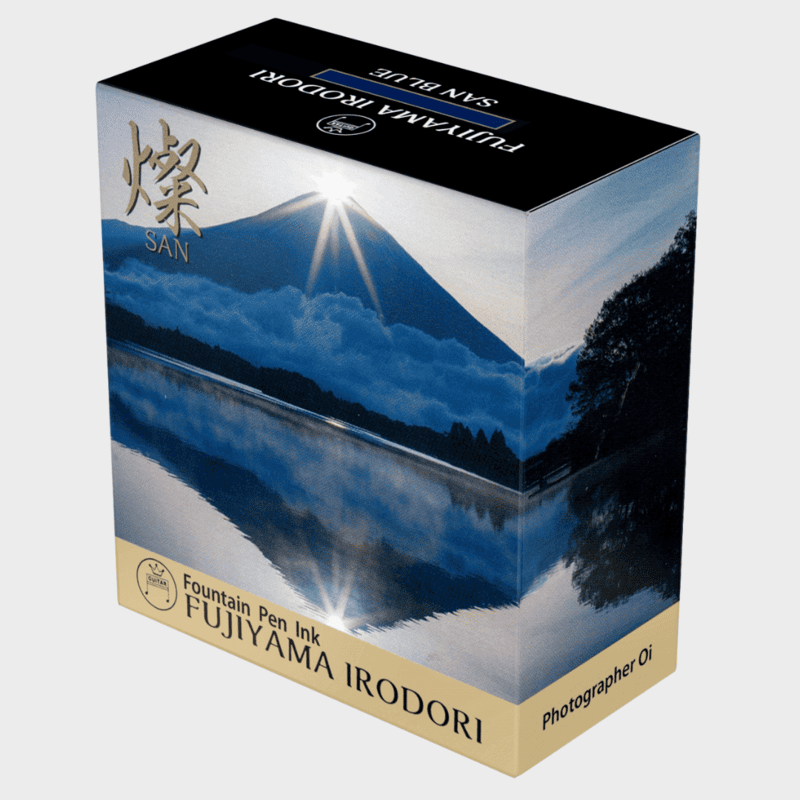 Teranishi Chemical | Ink | 12ml | Guitar | Fujiyama Irodori | For Fountain Pen | San Blue