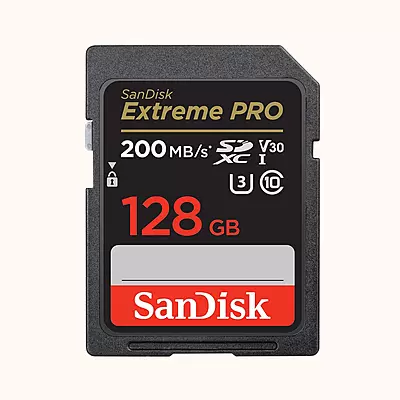 SanDisk Extreme Pro SD UHS I 128GB Card