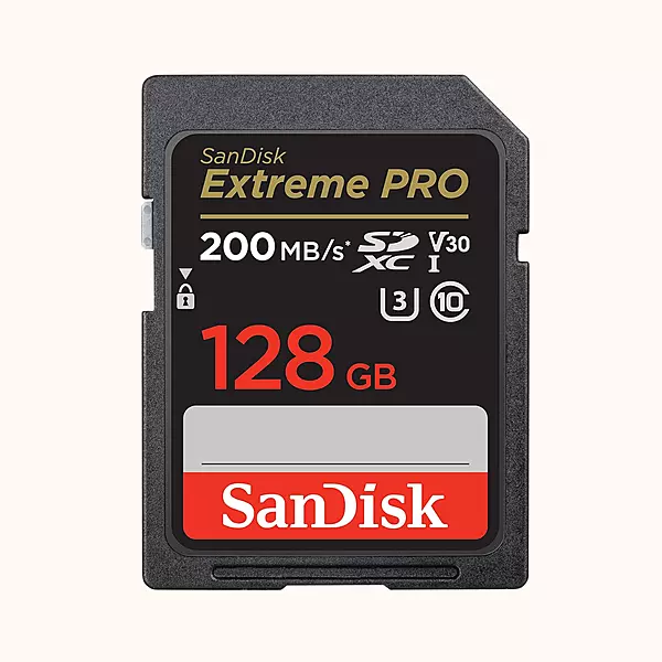 SanDisk Extreme Pro SD UHS I 128GB Card
