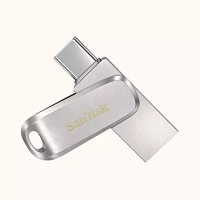 Open Box SanDisk 64 GB OTG Drive  (Silver, Type A to Type C) SDDDC4-064G-I35