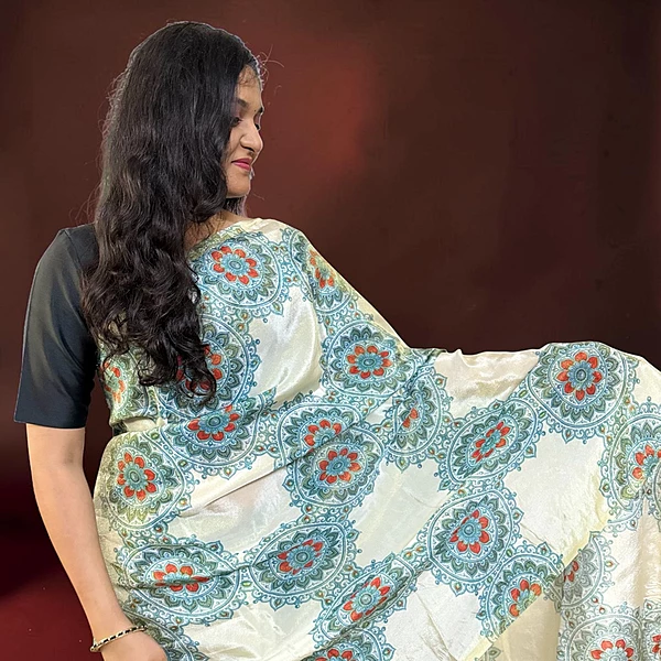 Sandhya | NAVA JYOTI Organza Saree