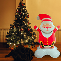 The Magic Balloons - Santa Clause Foil Balloon for Merry Christmas Pack of 1pcs Xmas Theme Foil Balloons for Christmas Party Decorations, Christmas Home Decor, Christmas Decorations.