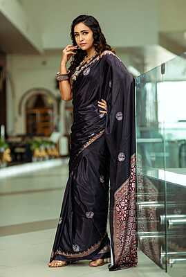 Crepe Digital Printed Saree-2