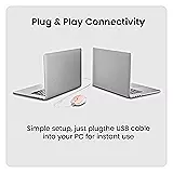 Portronics Toad 102 Wired Optical Mouse – 1200 DPI | Ergonomic Design | USB Plug & Play | Blue | Home & Office Use