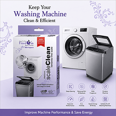 MERSA ScaleClean Descaler Powder - Washing Machine, Dishwasher & Coffee Maker Cleaner, 100g x 3 Pack MERSA ScaleClean Descaler Powder - Washing Machine, Dishwasher & Coffee Maker Cleaner, 100g x 3 Pack