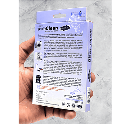 MERSA ScaleClean Descaler Powder - Washing Machine, Dishwasher & Coffee Maker Cleaner, 100g x 3 Pack MERSA ScaleClean Descaler Powder - Washing Machine, Dishwasher & Coffee Maker Cleaner, 100g x 3 Pack