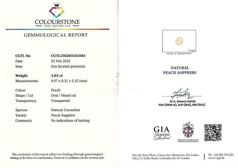 Yellow Sapphire 3.63 ct