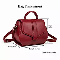 Scarlet Prism Satchel