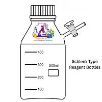 Schlenk Type Reagent Bottles with Side Arm and Stopcock