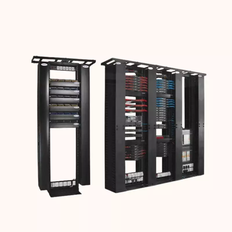 Schneider APW PRESIDENT 45U 2 POST OPEN RACK WITH GROUND BOLT (APW PRESIDENT)