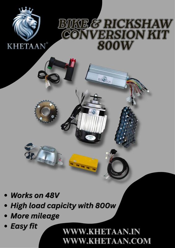 Paddle rickhsaw kit 48v 800w