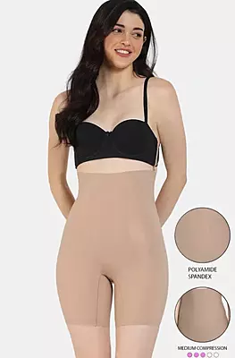 Zivame All Day Highwaist Thigh Shaper- PY3004