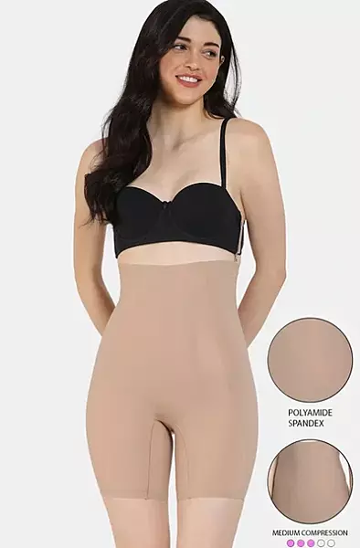 Zivame All Day Highwaist Thigh Shaper- PY3004