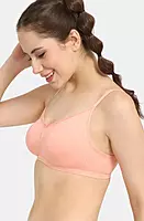 Rosaline Everyday Double Layered Non Wired 3/4th Coverage T-Shirt Bra - Zi1885
