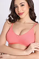 Rosaline Everyday Double Layered Non Wired 3/4th Coverage T-Shirt Bra - Zi1885