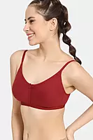 Rosaline Everyday Double Layered Non Wired 3/4th Coverage T-Shirt Bra - Zi1885