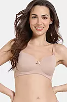 Zivame Padded Non Wired 3/4th Coverage T-Shirt Bra - Zi1137
