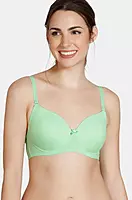 Zivame Padded Non Wired 3/4Th Coverage T-Shirt Bra - Zi1131