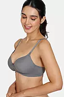 Zivame Padded Non Wired 3/4Th Coverage T-Shirt Bra - Zi1131
